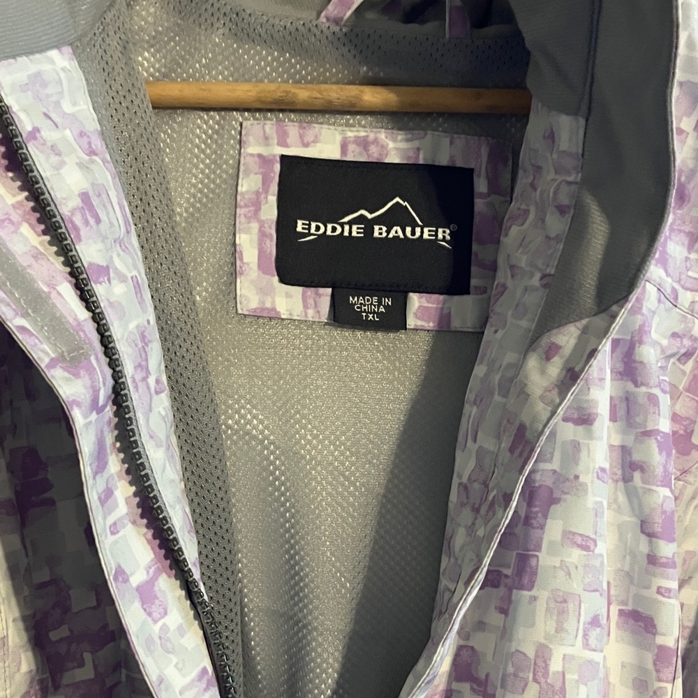 Eddie Bauer Lavender and White Jacket